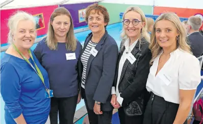  ?? ?? Liz Martin (Health Promotion HSE), Ann McEleney (Sligo-Leitrim Disabiliti­es HSE), SSRP’s Deirdre Lavin, Emer Concannon (Sligo County Council) and SSRP’s Diane Middleton Cox.