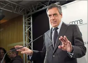  ??  ?? François Fillon a annoncé lui-même, quinze jours avant, sa mise en examen.