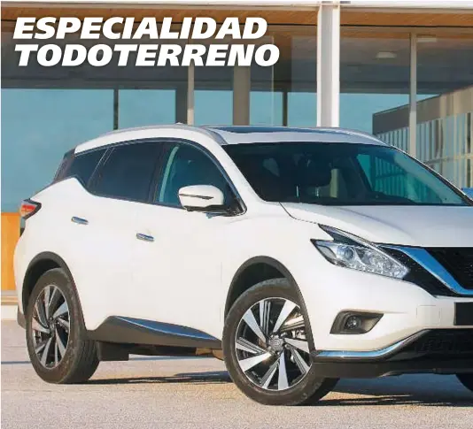  ??  ?? La tercera generación del Nissan Murano acaba de llegar a la Argentina. Se vende bajo el nivel de equipamien­to Exclusive a $ 1.480.000.