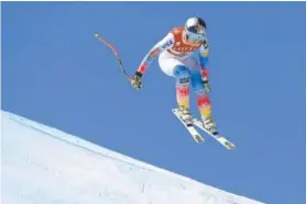  ?? Sean M. Haffey, Getty Images ?? Lindsey Vonn races at the World Cup downhill at the Jeongseon Alpine Centre in South Korea on March 4.