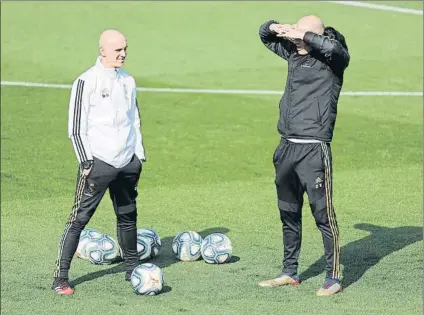  ?? FOTO: SIRVENT ?? Bettoni será el entrenador del Real Madrid en Vitoria ante el Alavés por la ausencia de Zidane