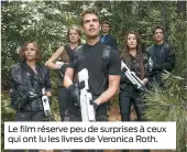  ??  ?? Le film réserve peu de surprises à ceux qui ont lu les livres de Veronica Roth.