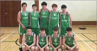  ??  ?? Photos U16 Grange winners. Back row: Miguel Manzo, Josh Fallon, Daniel O’Connor, Riain Conaty, John Heraghty. Front row: Luke Gallagher, Darragh Hennigan, Michael Langan, Marc Heraghty.