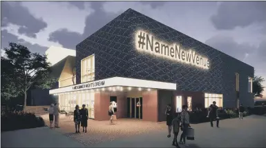  ??  ?? REVEALED A CGI mock-up of the new venue which will be called Fareham Live