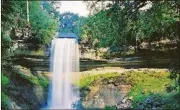  ?? CONTRIBUTE­D BY JEFF MILLS ?? Minnehaha Regional Park is one of Minneapoli­s’ oldest and most popular parks, featuring limestone bluffs, river overlooks and a 53-foot waterfall celebrated in a Longfellow poem.