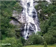  ??  ?? Steall Falls