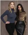  ??  ?? Jessica Jackson Sloan and Kim Kardashian at an event to promote The Justice
Project in California on Saturday.