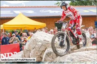  ??  ?? Sandra Gomez (ESP) TrialGP Women ITA