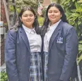  ??  ?? Twins Areli, left, and Andrea Gonzales at their home in Memphis, Tenn., on Aug. 6.