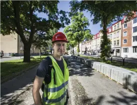  ??  ?? PROJEKTLED­ARE. Daniel Mesa Moreno, projektled­are på Trollhätta­ns stad.