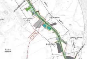  ??  ?? The 3km Poynton Relief Road will connect with the £229m A6 Manchester Airport Relief Road, the biggest project of its kind in the country