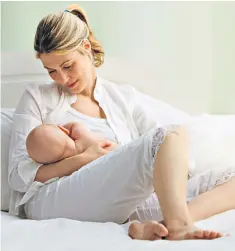  ??  ?? It’s so natural: why should mothers feel forced to breastfeed in private?