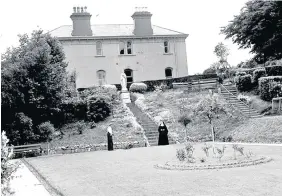  ??  ?? > Bernard McEldowney during his police career and, right, the St Joseph’s Children’s Home where he was resident