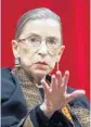  ?? AP/FILE ?? Supreme Court Justice Ruth Bader Ginsburg is the subject of a new film.