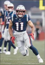  ?? CHARLES KRUPA | AP ?? WITH JULIAN EDELMAN starting the season on the suspended list, Patriots QB Tom Brady will be without a favorite target for the season’s first four games.