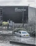  ??  ?? FLOODS: Storm Ciara floods earlier this year.