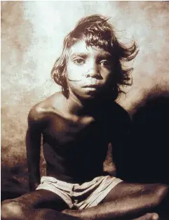  ??  ?? Aboriginal boy