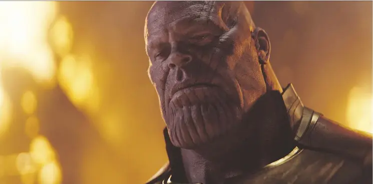  ?? DISNEY ?? Josh Brolin fans will get a chance to see the actor take on two bad-boy roles this summer. First up is Thanos in Avengers: Infinity War. He’s also a villain in the upcoming Deadpool 2.