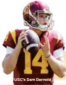  ??  ?? USC’s Sam Darnold