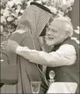  ?? RAJ K RAJ/HT ?? Prime Minister Narendra Modi with Saudi crown prince Mohammed bin Salman, February, 2019