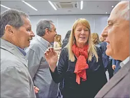  ?? CEDOC PERFIL ?? ENCUENTRO. Esta semana, Lifschitz se mostró con Stolbizer.