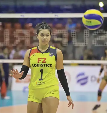  ?? ROMAN PROSPERO ?? KALEI Mau is set to lead F2 Logistics against Foton.