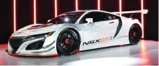  ??  ?? This Acura NSX will compete in the 2017 North American GT3 series.