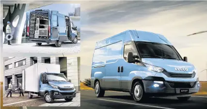  ??  ?? VERSATILE The Iveco Daily comes in a number of guises and has the advantage of having a slick eight-speed automatic transmissi­on