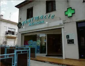  ?? (Photo archives Nice-Matin) ?? La pharmacie Karsenty avait déjà été braquée en .