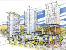  ?? Contribute­d ?? UBCO’s downtown campus could look something like this, according to a drawing released when the land purchase was announced.