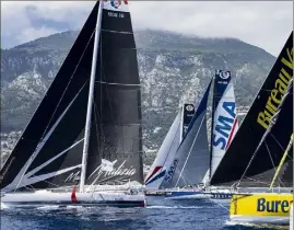  ??  ?? Première étape des Globe series, le nouveau Championna­t du monde Imoca, la course en double inédite s’élance aujourd’hui de Monaco. (Photo Andrea Pisapia) Les engagés