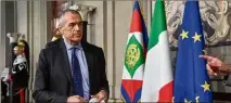  ?? (Photo MaxPPP) ?? Carlo Cottarelli, nouveau Premier ministre a la dure charge de former un nouveau gouverneme­nt en attendant les élections.