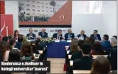  ??  ?? Konferenca e zhvilluar te kolegji universita­r“Luarasi”