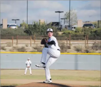  ?? Courtesy photo ?? Luke Pfeiffer struck out seven and allowed one run through six innings to pick up the win in a 9-2 victory.