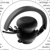  ??  ?? ABOVE The earphones fold up neatly, making wireless charging a lot easier