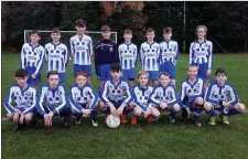  ??  ?? The Aughrim Rangers team ahead of their clash with Ashford.