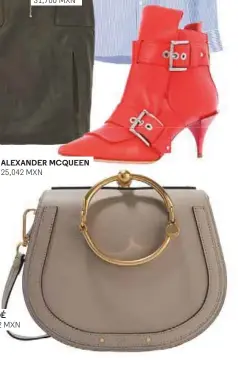  ??  ?? CHLOÉ 35,632 MXN ALEXANDER MCQUEEN 25,042 MXN