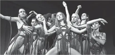  ?? ALESSIO BOLZONI/AMAZON STUDIOS ?? Mia Goth and Dakota Johnson star in “Suspiria,” about a coven that also is a dance troupe.