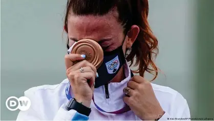  ??  ?? Alessandra Perilli won the first ever medal for San Marino despite setbacks in previous Games