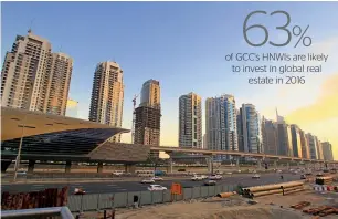  ?? — KT file ?? Dubai, Abu Dhabi and Sharjah are expected to continue attracting GCC’s wealthy real estate investors. This reflects the UAE’s perceived stability as a regional safe haven.