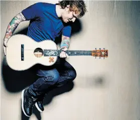  ?? WARNER MUSIC CANADA ?? British star Ed Sheeran makes questionab­le decisions on his new album x.