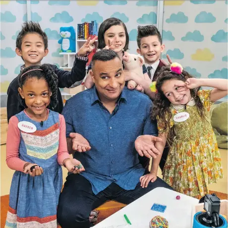  ?? NETFLIX ?? Russell Peters acknowledg­es he’s known as a “brash, say-anything-I-want comedian,” but he says he’s more toned-down around kids.