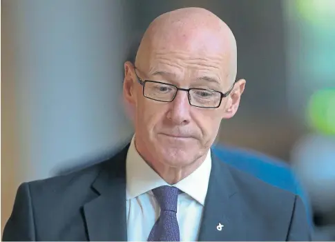  ??  ?? REGULATION­S: John Swinney has said alcohol sale rules for pubs could be reviewed if distancing rules are breached.