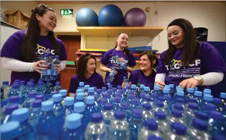  ?? All photos by Dominick Walsh ?? Getting the refreshmen­ts ready ahead of Sunday’s Fun run/walk in aid of TLC4CF were Christina Tydings , Martina Farrell , Jessica Deen , Mary O’Connor and Ellen Tydings from Listowel .