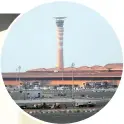  ??  ?? King Salman presides over the official inaugurati­on of the new KAIA Terminal 1, which has the tallest air traffic control tower in the world, above.