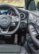  ??  ?? Interior is as neatly laid-out as standard C-class’s, and comes with plenty of kit