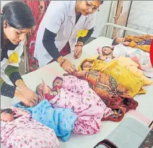  ?? PTI FILE PHOTO ?? India’s National Family Health Survey4 data shows women who have studied for 12 years or more have a total fertility rate (TFR) of 2.01 children compared to 3.06 for women with no education.