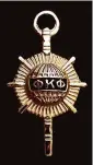  ?? John Breunig/Hearst Conn. Media ?? A pin for Phi Kappa Phi, “the nation's oldest and most selective all-discipline honor society.”