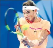  ?? AP ?? ▪ Rafael Nadal missed Brisbane Internatio­nal due to knee injury.