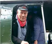  ??  ?? Driver Ray Churchill is pictured on the footplate of No. 5043 Earl of Mount Edgcumbe at Marylebone after working the ‘Marylebone Flyer’ – the epic nonstop run from Birmingham on April 6, 2013.